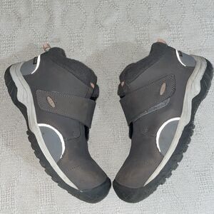 Keen Women’s Insulated 100g Ankle Boots Size 6 M Gray Leather Outdoors Hiking
